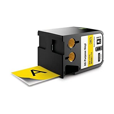 Dymo XTL univerzální vinylová etiketa 54 mm x 7 m černá na žluté Dymo XTL univerzální vinylová etiketa 54 mm x 7 m černá na žluté