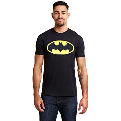 DC Comics DC Comic Herren Batman Logo T-Shirt, Schwarz, Medium (herstellergröße: Medium) DC Comics DC Comic Herren Batman Logo T-Shirt, Schwarz, Medium (herstellergröße: Medium)