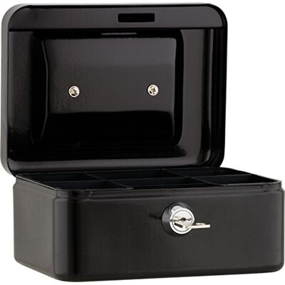 Sax Novinka! kazeta na peníze 15,2 x 11,5 x 8 cm, vložka na mince, černá Sax Novinka! kazeta na peníze 15,2 x 11,5 x 8 cm, vložka na mince, černá