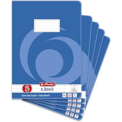 Barevný zápisník A4/32 Herlitz - FSC FSC Mix Barevný zápisník A4/32 Herlitz - FSC FSC Mix