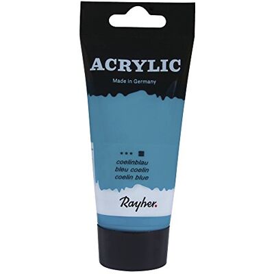 Rayher 38912389 Acrylic, Künstleracrylfarbe, SB-Tube 75ml, coelinblau Rayher 38912389 Acrylic, Künstleracrylfarbe, SB-Tube 75ml, coelinblau