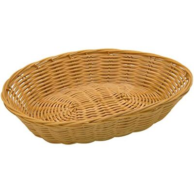 FACKELMANN 38294 Körbchen 28x22x6cm aus PE, braun, 28 x 22 x 6 cm FACKELMANN 38294 Körbchen 28x22x6cm aus PE, braun, 28 x 22 x 6 cm