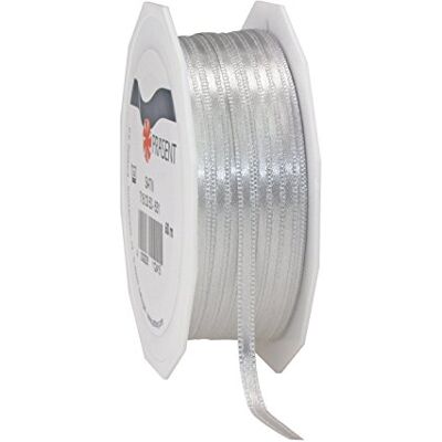C.E. Pattberg Saténová stuha ve stříbrném sterlingu - 50m, 3mm, Dekorace a Ruční práce C.E. Pattberg Saténová stuha ve stříbrném sterlingu - 50m, 3mm, Dekorace a Ruční práce