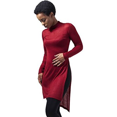 Urban Classics Damen Tb1342-ladies Fine Knit Turtleneck Long Shirt T-Shirt (1er Pack) Urban Classics Damen Tb1342-ladies Fine Knit Turtleneck Long Shirt T-Shirt (1er Pack)