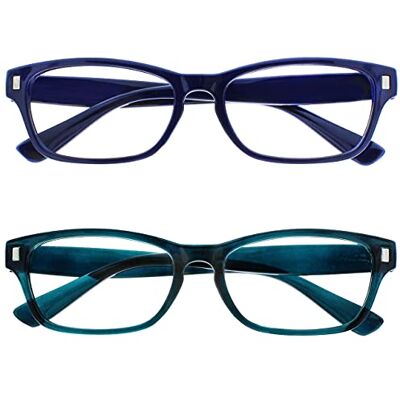 The Reading Glasses Company RR77-3Q +2 Tmavě modrá/Aquamarine Unisex - Čtecí brýle The Reading Glasses Company RR77-3Q +2 Tmavě modrá/Aquamarine Unisex - Čtecí brýle