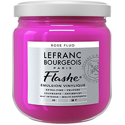 LeFranc Bourgeois Růžová fluorescenční vinylová barva - Barva LeFranc Bourgeois Růžová fluorescenční vinylová barva - Barva