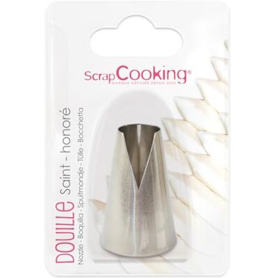 ScrapCooking Cutefly 1804 Saint Honoré zdobicí hrdlo z ušlechtilé oceli, 14 x 10,8 x 3,2 cm ScrapCooking Cutefly 1804 Saint Honoré zdobicí hrdlo z ušlechtilé oceli, 14 x 10,8 x 3,2 cm