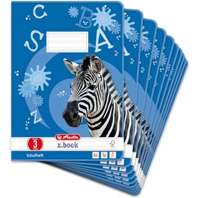 Herlitz sešity A4/16 FSC balení 10 ks, různé motivy, tříděné abgerundete Ecken, holzfreies Papier, 80g/m² Herlitz sešity A4/16 FSC balení 10 ks, různé motivy, tříděné abgerundete Ecken, holzfreies Papier, 80g/m²