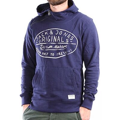 JACK & JONES pánské svetr s kapucí zip Zap Sweat Hood Camp JACK & JONES pánské svetr s kapucí zip Zap Sweat Hood Camp