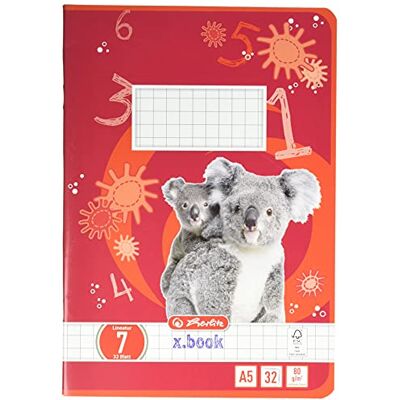 Herlitz Školní sešit x. book A5, linkování 7, 1. a 2. třída, 32 listů, 1 kus Herlitz Školní sešit x. book A5, linkování 7, 1. a 2. třída, 32 listů, 1 kus