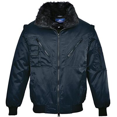 Portwest PJ10 Pilotní bunda Polyester Zima Pletené náplety Na rukávech Dlouhý rukáv námořnická modrá, L, UPF 50+, EN 342, bavlna, kapsy se zipem, pletený pásek na lemu, 26 kapes, voděodolný, stojatý límec Portwest PJ10 Pilotní bunda Polyester Zima Pletené náplety Na rukávech Dlouhý rukáv námořnická modrá, L, UPF 50+, EN 342, bavlna, kapsy se zipem, pletený pásek na lemu, 26 kapes, voděodolný, stojatý límec