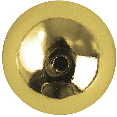 Rayher 1630406 Plastik-Rundperlen, 6 mm ø, gold Rayher 1630406 Plastik-Rundperlen, 6 mm ø, gold