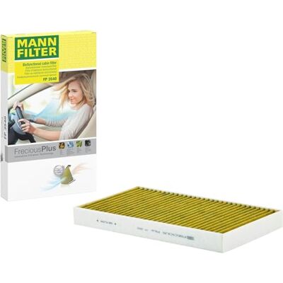 Mann Filter MANN-FILTER FP 3540 Interiérový filtr / kabinový vzduchový filtr FreciousPlus biofunkční pylový filtr pro osobní automobily + transportéry Mann Filter MANN-FILTER FP 3540 Interiérový filtr / kabinový vzduchový filtr FreciousPlus biofunkční pylový filtr pro osobní automobily + transportéry