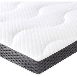 Amazon Basics Potah na matraci 80 x 190 cm - Gelová pěna, Chladivý, Bílý Amazon Basics Potah na matraci 80 x 190 cm - Gelová pěna, Chladivý, Bílý