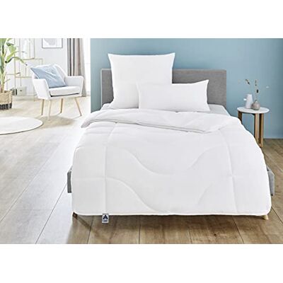 Irisette Badenia Bettcomfort Micro Thermo celosezónní deka Prošívaná postel vyrobená z měkkého a prodyšného mikrovlákna pro přechod, 155 x 220 cm Irisette Badenia Bettcomfort Micro Thermo celosezónní deka Prošívaná postel vyrobená z měkkého a prodyšného mikrovlákna pro přechod, 155 x 220 cm