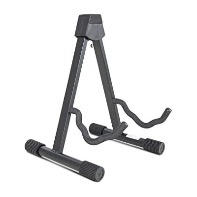 GEWA Stojan na kytaru A Style univerzální skládací šířka nastavitelná gumové podložky 43 cm vysoký černý GS-40UB GEWA Stojan na kytaru A Style univerzální skládací šířka nastavitelná gumové podložky 43 cm vysoký černý GS-40UB