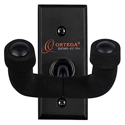 Ortega Guitars Kytarové zavěšení příslušenství zavěšení na stěnu pro kytaru dřevo, černé (OGH-1) Ortega Guitars Kytarové zavěšení příslušenství zavěšení na stěnu pro kytaru dřevo, černé (OGH-1)