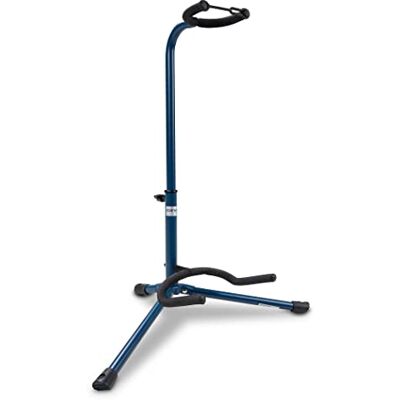GEWA Stojan na kytaru Classic pro akustickou kytaru a elektrickou kytaru gumový uzávěr plocha stojanu 56 x 34 cm modrý GS-10BL GEWA Stojan na kytaru Classic pro akustickou kytaru a elektrickou kytaru gumový uzávěr plocha stojanu 56 x 34 cm modrý GS-10BL