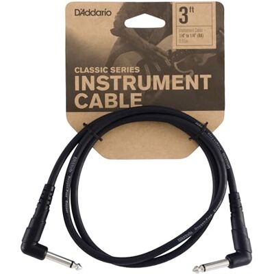 Waves D'Addario kabel na kytaru – spojovací kabel pro kytaru – kabel k přístrojům – klasická série – 1/4 pulg macho a 1/4 pulg macho – 0,9144 počítadlo – 3 balení Waves D'Addario kabel na kytaru – spojovací kabel pro kytaru – kabel k přístrojům – klasická série – 1/4 pulg macho a 1/4 pulg macho – 0,9144 počítadlo – 3 balení