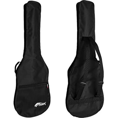 Tiger Gigbag pro elektrickou kytaru, 4/4 plná velikost, černá s ramenním popruhem a držadlem Tiger Gigbag pro elektrickou kytaru, 4/4 plná velikost, černá s ramenním popruhem a držadlem
