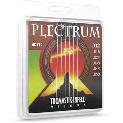 Thomastik-Infeld Plectrum Bronze – sada strun AC112-6 – akustická kytara – střední jas – tloušťky . 012 .015 024 .033 044 059 Thomastik-Infeld Plectrum Bronze – sada strun AC112-6 – akustická kytara – střední jas – tloušťky . 012 .015 024 .033 044 059