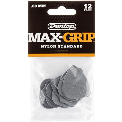 Dunlop Plektrum Max Grip 0,60 mm 12 kusů Dunlop Plektrum Max Grip 0,60 mm 12 kusů
