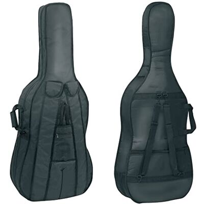GEWA Cello Gig Bag/Tasche Classic 3mm Schaumstoffpolsterung Notentasche/Saitentasche/Bogentaschen Rucksackriemen Gurttragegriff Farbe schwarz GEWA Cello Gig Bag/Tasche Classic 3mm Schaumstoffpolsterung Notentasche/Saitentasche/Bogentaschen Rucksackriemen Gurttragegriff Farbe schwarz