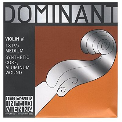 Thomastik-Infeld Dominant Violinsaite A 1/8 – Einzelsaite (131 1/8), synthetischer Kern, Aluminium umsponnen, mittlere Spannung Thomastik-Infeld Dominant Violinsaite A 1/8 – Einzelsaite (131 1/8), synthetischer Kern, Aluminium umsponnen, mittlere Spannung