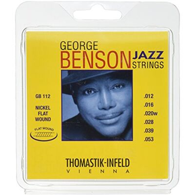 Thomastik-Infeld Thomastik 676657 George Benson Flatwound (12-53/14-55)12-53 Natural Thomastik-Infeld Thomastik 676657 George Benson Flatwound (12-53/14-55)12-53 Natural
