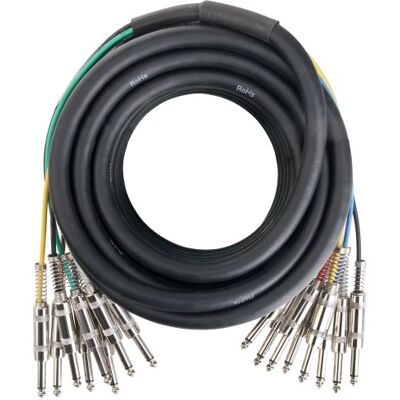 Pronomic MJJ8-10 Vícejádrový kabel - 8 jádrov, 6,3mm jack - 10m Pronomic MJJ8-10 Vícejádrový kabel - 8 jádrov, 6,3mm jack - 10m