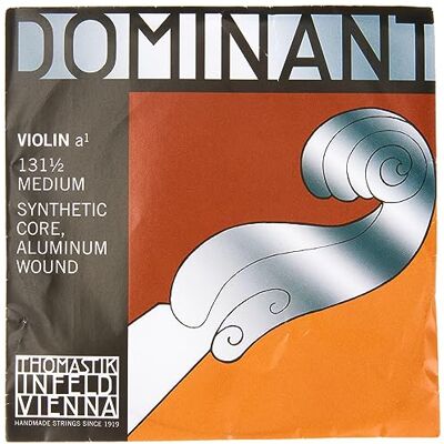 Thomastik-Infeld Dominant Violinsaite A 1/2 – Einzelsaite (131 1/2), synthetischer Kern, Aluminium umsponnen, mittlere Spannung Thomastik-Infeld Dominant Violinsaite A 1/2 – Einzelsaite (131 1/2), synthetischer Kern, Aluminium umsponnen, mittlere Spannung