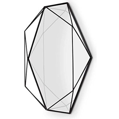 Umbra Hranolové zrcadlo Hranolové nástěnné zrcadlo na černé kovové struktuře Rozměry 56,5 x 42,5 x 8,3 cm Umbra Hranolové zrcadlo Hranolové nástěnné zrcadlo na černé kovové struktuře Rozměry 56,5 x 42,5 x 8,3 cm