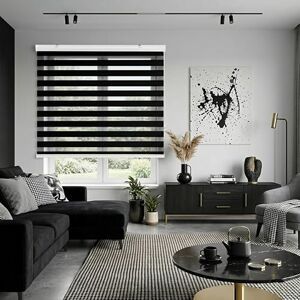 Blindecor Vela roleta noc a den premium s galerií černá, dvojitá roleta 100 x 180 cm (ŠxV) velikost látky 97 x 175 cm elegantní roleta pro den a noc Blindecor Vela roleta noc a den premium s galerií černá, dvojitá roleta 100 x 180 cm (ŠxV) velikost látky 97 x 175 cm elegantní roleta pro den a noc