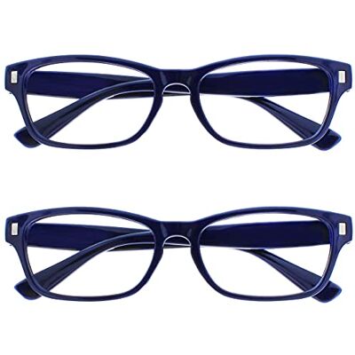 OPULIZE The Reading Glasses Company Brýle na čtení firmy Čtečka Hodnota 2 ks pánských žen RR77-3 +2, 00, tmavě modré, 2 kusy OPULIZE The Reading Glasses Company Brýle na čtení firmy Čtečka Hodnota 2 ks pánských žen RR77-3 +2, 00, tmavě modré, 2 kusy