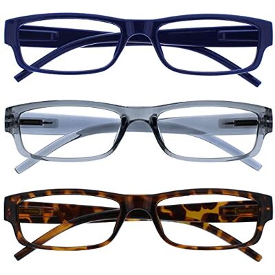 The Reading Glasses Company Modré Šedé Hnědé Lehká Komfortní Čtečka - Čtečka The Reading Glasses Company Modré Šedé Hnědé Lehká Komfortní Čtečka - Čtečka