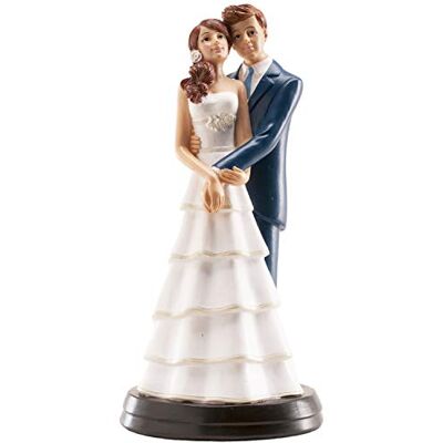 dekora Figurka pro svatební dort pro novomanžele 18 cm dekora Figurka pro svatební dort pro novomanžele 18 cm
