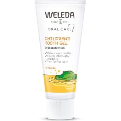 WELEDA Dětský zubní gel 50 mililitrů 2 kusy Přírodní kosmetika Kids zubní pasta bez fluoridu . Jemné čištění zubů od mléčných zubů a dásní malých dětí a miminek WELEDA Dětský zubní gel 50 mililitrů 2 kusy Přírodní kosmetika Kids zubní pasta bez fluoridu . Jemné čištění zubů od mléčných zubů a dásní malých dětí a miminek