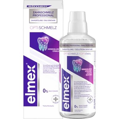ELMEX Profesionální optický smalt zubní oplach, bez alkoholu, 400 ml Lékařská výplach úst, technologie mikrotěsnění, chrání před odbouráváním zubní skloviny a erozí ELMEX Profesionální optický smalt zubní oplach, bez alkoholu, 400 ml Lékařská výplach úst, technologie mikrotěsnění, chrání před odbouráváním zubní skloviny a erozí