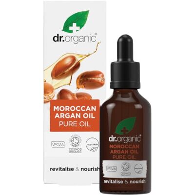 Dr. Organic Marocký arganový olej 100% čistý olej, doplňující, pro vlasy, pokožku a nehty, pánské, dámské, přírodní, veganský, bez pokusů na zvířatech, bez parabenů a SLS, biologický, 50 ml Dr. Organic Marocký arganový olej 100% čistý olej, doplňující, pro vlasy, pokožku a nehty, pánské, dámské, přírodní, veganský, bez pokusů na zvířatech, bez parabenů a SLS, biologický, 50 ml
