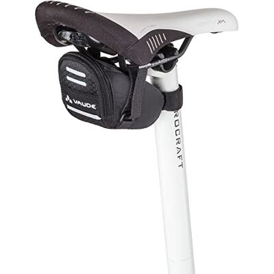 VAUDE Sedáky Race Light S, black, One Size, 117980100 Nejmenší formát pro závodní kola a Gravel, dvě vnitřní kapsy, držák na směrové světlo, reflexní prvky, pouze 56 g VAUDE Sedáky Race Light S, black, One Size, 117980100 Nejmenší formát pro závodní kola a Gravel, dvě vnitřní kapsy, držák na směrové světlo, reflexní prvky, pouze 56 g