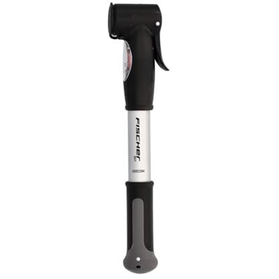 Fischer Mini vzduchová pumpa s manometrem, technologie dvojitého zdvihu, pro všechny ventily (AV, DV, SV), dvojitá hlava, z hliníku, extrémně kompaktní Fischer Mini vzduchová pumpa s manometrem, technologie dvojitého zdvihu, pro všechny ventily (AV, DV, SV), dvojitá hlava, z hliníku, extrémně kompaktní