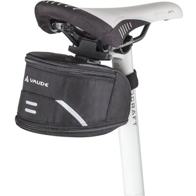 VAUDE Tool taška na kolo, černá, jednotná velikost Pro cestování na kole, gravel a všední den, rozšiřující měch, vnitřní kapsa, držák blinkru, reflexní prvky, 165 g VAUDE Tool taška na kolo, černá, jednotná velikost Pro cestování na kole, gravel a všední den, rozšiřující měch, vnitřní kapsa, držák blinkru, reflexní prvky, 165 g