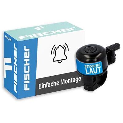 Fischer Zvonek na kolo Mini, vhodný pro všechna běžná řídítka, otočná spodní část umožňuje perfektní ergonomii, černý Fischer Zvonek na kolo Mini, vhodný pro všechna běžná řídítka, otočná spodní část umožňuje perfektní ergonomii, černý