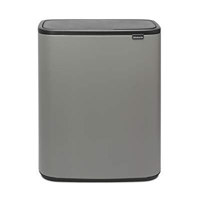 Brabantia 221460 Bo Touch Bin – 2 x 30 litrů vnitřní kbelík (minerální beton šedý) Odpadkový koš/recyklovaný kuchyňský odpadkový koš s vyjímatelnými přihrádkami + zdarma sáček na odpadky Brabantia 221460 Bo Touch Bin – 2 x 30 litrů vnitřní kbelík (minerální beton šedý) Odpadkový koš/recyklovaný kuchyňský odpadkový koš s vyjímatelnými přihrádkami + zdarma sáček na odpadky