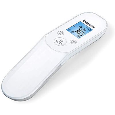 Beurer FT 85 bezkontaktní digitální infračervený teploměr, rychlý teploměr pro hygienické, bezpečné měření tělesné teploty na čele Beurer FT 85 bezkontaktní digitální infračervený teploměr, rychlý teploměr pro hygienické, bezpečné měření tělesné teploty na čele