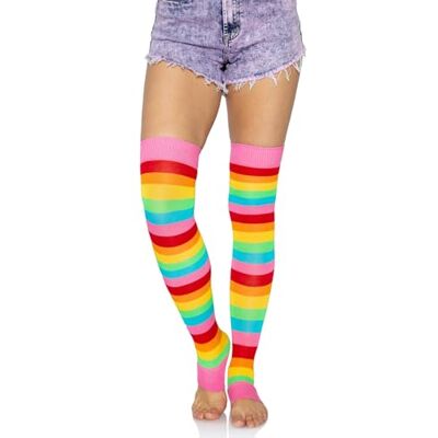 LEG AVENUE Damen Beinstulpen, extralang, gerippt, gestrickt, fußlos LEG AVENUE Damen Beinstulpen, extralang, gerippt, gestrickt, fußlos