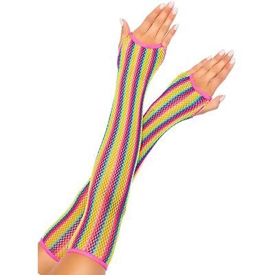 LEG AVENUE Damen Fingerlose Handschuhe mit Dreiecksnetz Handschuh für besondere Anlässe (1er Pack) LEG AVENUE Damen Fingerlose Handschuhe mit Dreiecksnetz Handschuh für besondere Anlässe (1er Pack)