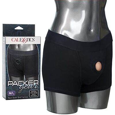 CalExotics California Exotic Novelties Packer Gear Black Boxer Brief Harness CalExotics California Exotic Novelties Packer Gear Black Boxer Brief Harness