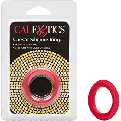 CalExotics Adonis Silicone Rings Caesar, kroužek na , červený CalExotics Adonis Silicone Rings Caesar, kroužek na , červený