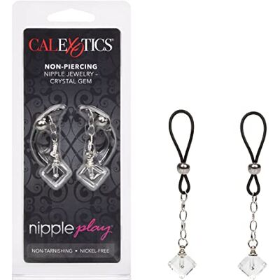CalExotics Nipple Play Nipple Jewelry Crystal Gem, 32 g CalExotics Nipple Play Nipple Jewelry Crystal Gem, 32 g